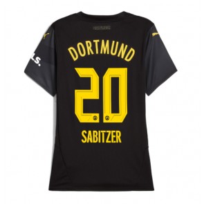 Borussia Dortmund Marcel Sabitzer #20 Dámské Venkovní Dres 2024-25 Krátký Rukáv